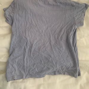 Baby blue crop top brandy Melville